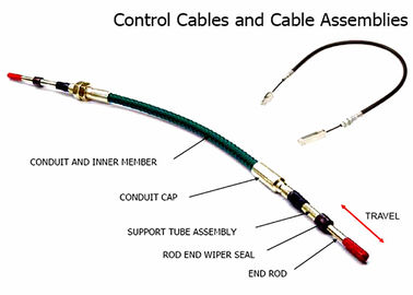 ОЭМ кабеля переключения механизма механического кабеля системы управления нержавеющей стали пушпульный доступный