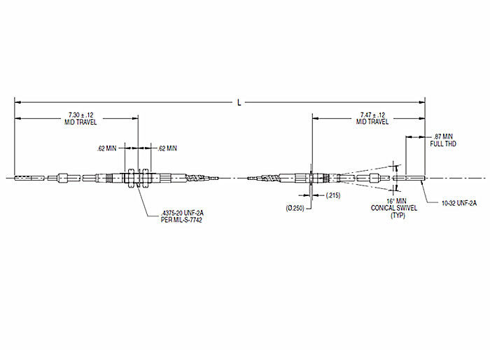 Пушпульное собрание кабеля системы управления простое устанавливает легкое поддерживает для механического стартера