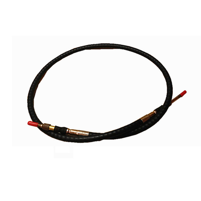 Дроссель PVC всеобщий привязывает черные гальванизированные кабели стального стандарта пушпульные