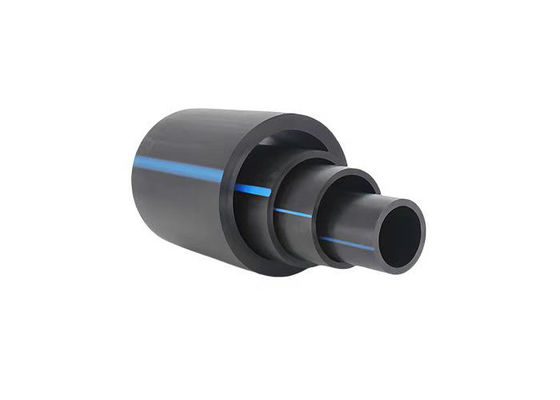 Подключение режущего резинового шланга с выбросом из дренажа из HDPE