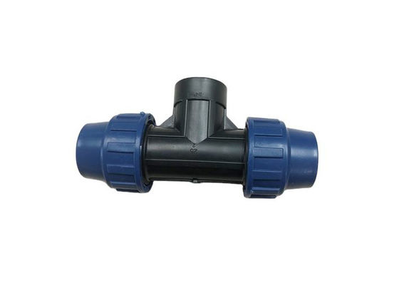32 мм женская нить Tee Fast Joint HDPE компрессионные фитинги для водоснабжения