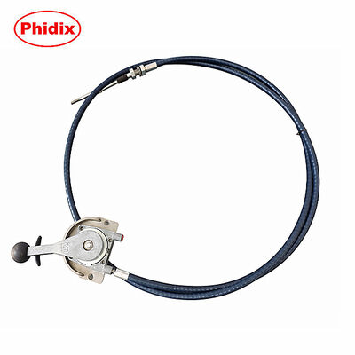 Phidix Dual-Cable Gear Shift Control Cable Assembly With Manual Lever And Flexible Shaft
