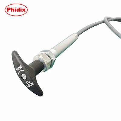 Ручка с поворотным замком. Трос управления Push Pull — решение для механического управления для тяжелых условий эксплуатации