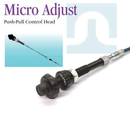 Черный механический кабель управления с соединительным шаровым соединением кабеля идеально подходит для строительных и сельскохозяйственных машин